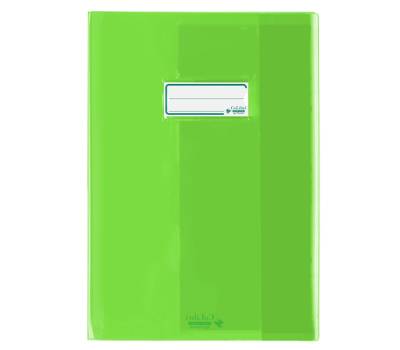Coprimaxi Colibri con alette ecoPE 180 mic A4 liscio trasparente verde - 22149
