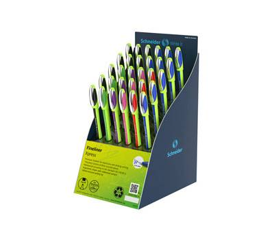 Fineliner premium Xpress 08 colori assortiti expo 30 pezzi - 25068