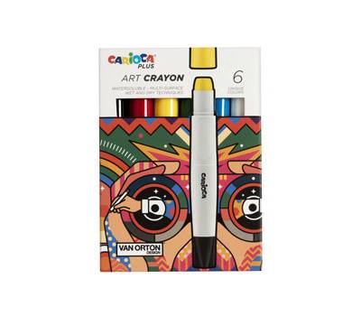 Pastello a cera Art Crayon diametro 10 mm x 138 mm colori assortiti Plus Carioca 45212 - 22811