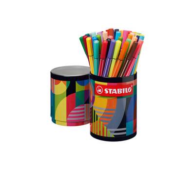 Pennarello Pen 68 Arty colori assortiti barattolo 45 pezzi - 25202