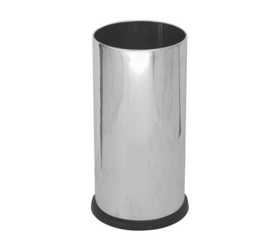 Portaombrelli Steel con vaschetta interna diametro 24 cm H 49 cm 22 lt acciaio lucido Stilcasa 581 A - 24194