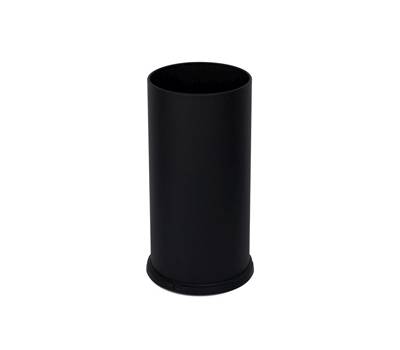 Portaombrelli Steel con vaschetta interna diametro 24 cm H 49 cm 22 lt nero - 24190 Portaombrelli Steel con vaschetta interna diametro 24 cm H 49 cm 22 lt nero - 24190