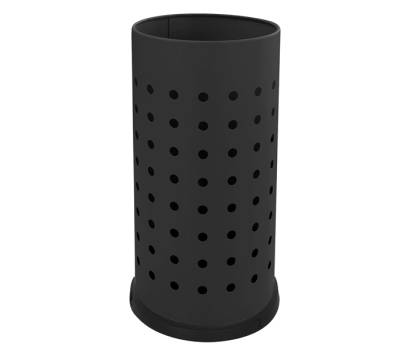 Portaombrelli forato diametro 24 cm H 48 cm 21 lt acciaio nero Stilcasa 116 N - 24189