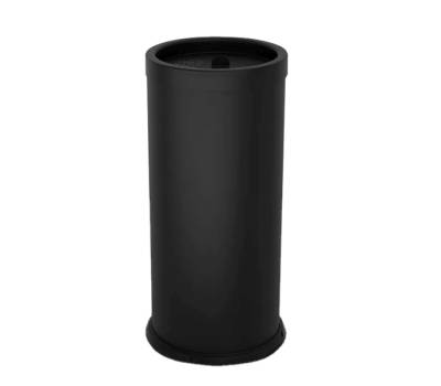 Posacenere autoestinguente coperto da terra diametro 31 cm H 72 cm nero Stilcasa 540 N - 24089