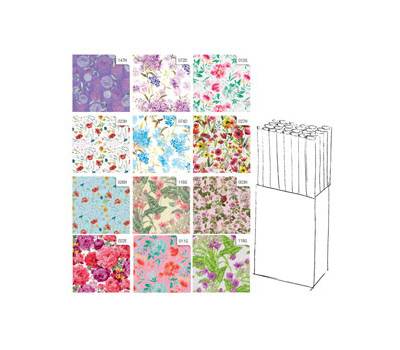 Rotolo carta regalo Fiori 2 x 0,70 mt - 21463