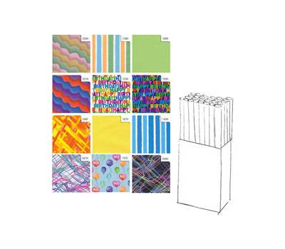 Rotolo carta regalo Raso Colors 2 x 0,70 mt - 21459