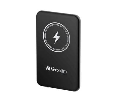 Power Bank Wireless Magnetico 5000 mAh - nero - Verbatim - 32240 - 23942322405 - DMwebShop