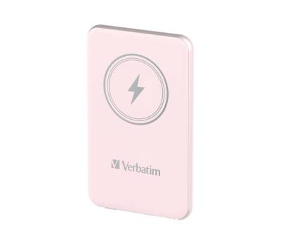 Power Bank Wireless Magnetico 5000 mAh - rosa - Verbatim - 32243 - 23942322436 - DMwebShop
