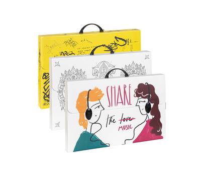 Valigetta polionda Smart 36,5 x 56,5 cm dorso 5,5 cm fantasie assortite - 23185