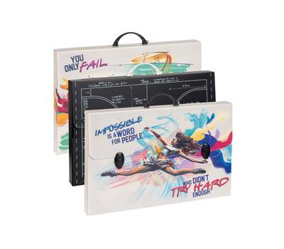 Valigetta polionda Sport 36,5 x 56,5 cm dorso 5,5 cm fantasie assortite - 23174