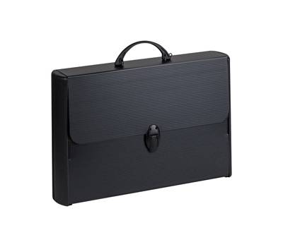 Valigetta polionda Total Black 28 x 43 cm dorso rigido 8,5 cm PPL nero - 23184