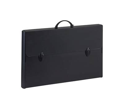 Valigetta polionda Total Black 37 x 60 cm dorso rigido 5 cm PPL nero - 23172