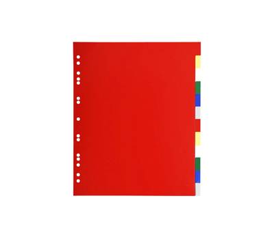 Separatore neutro a 12 tacche - PPL - colori assortiti - A4 Maxi - conf. 50 pezzi - Exacompta - 93H - 3141870000930 - DMwebShop