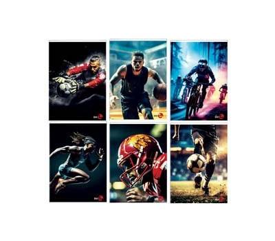 Maxiquaderno Sport fantasia - A4 - 40+2 fogli - 80 gr - 1 rigo - conf. 10 pezzi - BM - 0110434 - 8008234104343 - DMwebShop