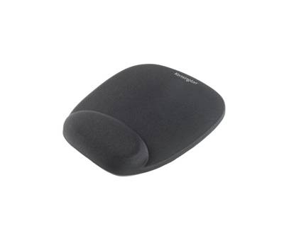 Tappetino per mouse con poggiapolsi schiuma nero - 26324