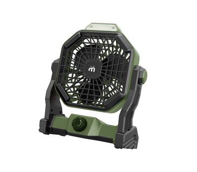Ventilatore portatile da campeggio con luce LED diametro 12 cm 25,5 x 21 x 11,5 cm Melchioni Family 118620051 - 29564