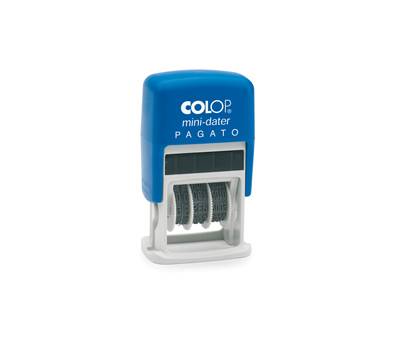 Timbro Mini Dater Datario + PAGATO - 4 mm - autoinchiostrante - Colop - S160/L1 - 9004362305378 - DMwebShop