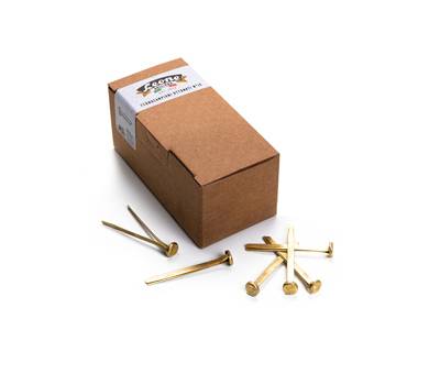 Fermacampioni ottonati - lunghezza 70 mm - n. 12 - Leone - conf. 100 pezzi - Leone dell'era - FC12 - 8007979003072 - DMwebShop