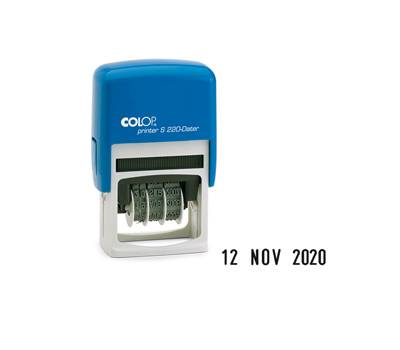 Timbro Datario Printer S 220 Dater - 4 mm - autoinchiostrante - Colop - S220BLS - 9004362918202 - DMwebShop