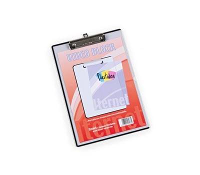 Portablocco in PPL con molla in metallo personalizzabile - A4 - trasparente - Iternet - 7078 - 8028422570781 - DMwebShop