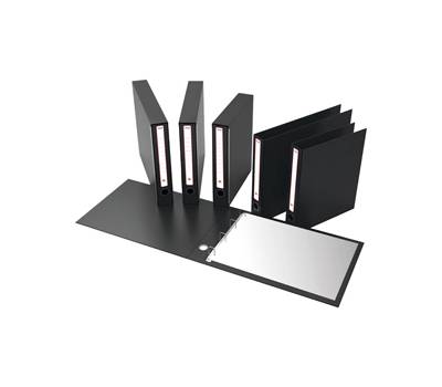 Portatabulati KM UNI - con custodia - 12'' x 28 cm - dorso 5 cm - nero - Rexel - King Mec - PKM2800 - 5028252505772 - DMwebShop