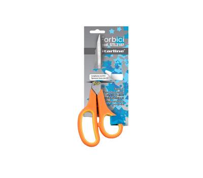 Forbici - lama in acciaio - impugnatura gomma morbida - 21,5 cm - arancione - Starline - 4365 - 8025133025487 - DMwebShop