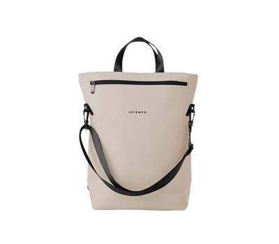 Borsa zainabile Roll-top Drop - 30 x 44 x 14 cm - gomma - crema - In Tempo - 9234DR21 - 8029221861803 - DMwebShop