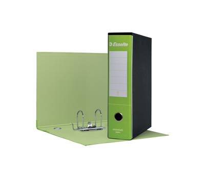 Registratore Essentials G75 - dorso 8 cm - protocollo 23 x 33 cm - Verde chiaro - conf. 6 pezzi - Esselte - 390775600 - 8004157577561 - DMwebShop