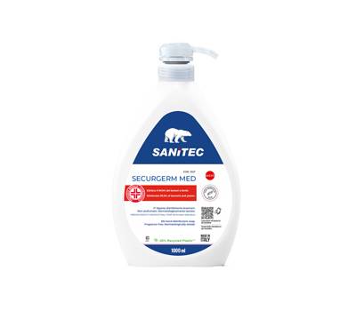 Sapone liquido Securgerm Med PMC - dispenser 1 lt - Sanitec - 1027 - 8050999571618 - DMwebShop