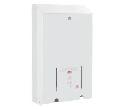 Dispenser assorbenti Artemis - 2 colonne - metallo verniciato - bianco - Mar Plast - A975LASM - 8020090114489 - DMwebShop