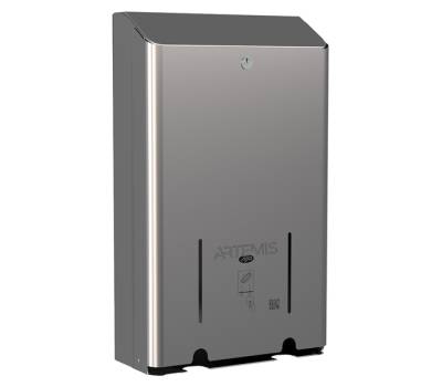 Dispenser assorbenti Artemis - 2 colonne - acciaio - inox lucido - Mar Plast - A975LUSM - 8020090114502 - DMwebShop