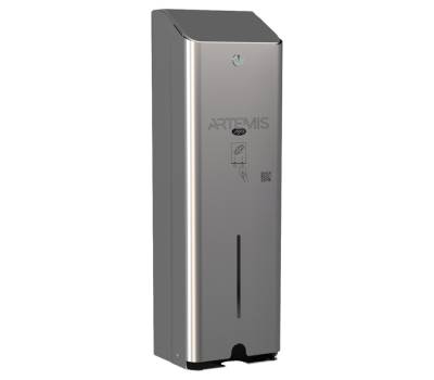 Dispenser assorbenti Artemis - 1 colonna - acciaio - inox lucido - Mar Plast - A976LUSM - 8020090115431 - DMwebShop