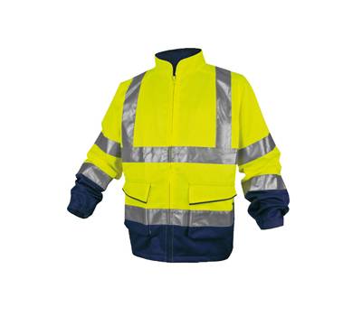 Giacca PHVE2 panostyle - taglia L - giallo fluo-blu - Deltaplus - PHVE2JMGT - 3295249215583 - DMwebShop