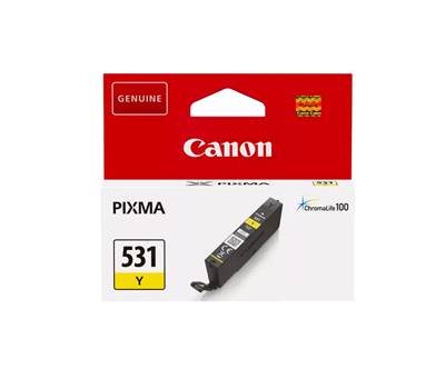 Cartuccia CANON Inkjet Giallo CL 531,6121C001 Originale - 29942
