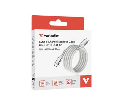 Cavo - USB-C to USB-C - grigio - 120 cm - Verbatim - 31850 - 23942318507 - DMwebShop