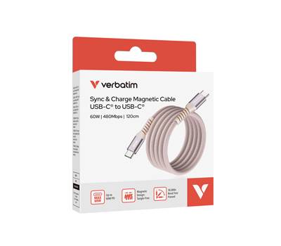Cavo USB-C to USB-C - Rosa - 120 cm - Verbatim - 38153 - 23942318538 - DMwebShop
