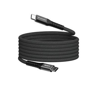 Cavo USB-C to USB-C - 100W - nero - 120 cm - Verbatim - 31863 - 23942318637 - DMwebShop