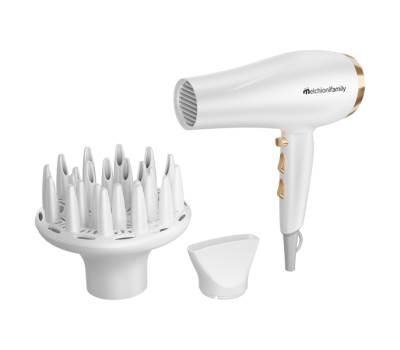 Asciugacapelli Gold Style - 2200 W - 21 x 9 x 26,4 cm - bianco-oro - Melchioni - 118030026 - 8006012375510 - DMwebShop