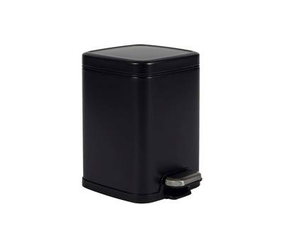 Bidone Pico - con pedale e vaschetta - 6 lt - nero satinato - Perfetto - 28161 - 8052474281616 - DMwebShop Bidone Pico - con pedale e vaschetta - 6 lt - nero satinato - Perfetto - 28161 - 8052474281616 - DMwebShop