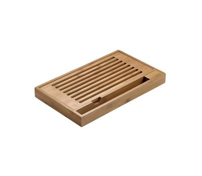 Tagliere antibriciole - 40 x 24 x 4 cm - bamboo - naturale - Leone - S0102 - 8024112101020 - DMwebShop