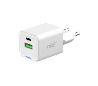Caricabatteria rapido - 2 porte - USB-C e USB-A da 20W - Mkc - 491929601 - 8006012375831 - DMwebShop