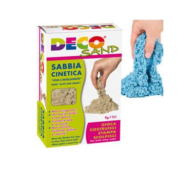 Sabbia cinetica Sand - 1 kg - azzurro - Deco - 10849-1 - 10849/1 - 8004957130379 - DMwebShop