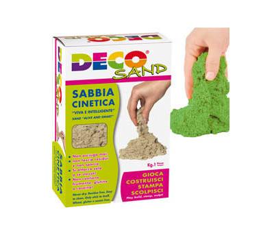 Sabbia cinetica Sand - 1 kg - verde - Deco - 10849-2 - 10849/2 - 8004957130386 - DMwebShop