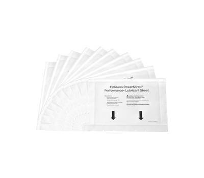 Foglio lubrificante Performance - per distruggidocumenti - conf. 10 pezzi - Fellowes - 4025601 - 43859783939 - DMwebShop