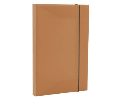 Cartella progetto con elastico HOLOS - 34,5x23,5 cm - dorso 3 cm - marrone - Fellowes - 100102108 - 43859802210 - DMwebShop