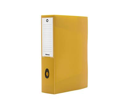 Scatola progetto Plus HOLOS - 25 x 35 cm - dorso 8 cm - giallo sabbia - Fellowes - 100102110 - 43859802241 - DMwebShop