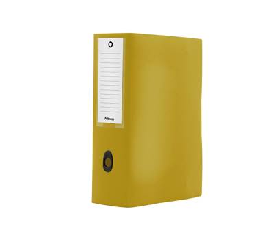 Scatola progetto Plus HOLOS - 25 x 35 cm - dorso 10 cm - giallo sabbia - Fellowes - 100102114 - 43859802289 - DMwebShop