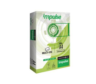 Carta fotocopie A4 - 75 gr bianco Impulse 75 conf 500 fogli ordine drop max 25 risme No Brand IMPULSE75 A4 DROP - 30267