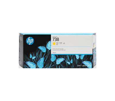 Hp originale Cartuccia DesignJet Ink 738 - giallo - 300 ml - Hp - 676M8A - 196548336180 - DMwebShop