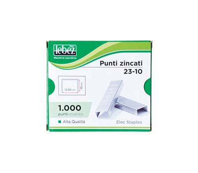 Punti KH - 23/10 - alti spessori - acciaio zincato - metallo - conf. 1000 pezzi - Lebez - KH-23-10 - 8007509084632 - DMwebShop